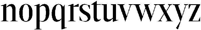 Gretha Serif Medium Condensed otf (500) Font LOWERCASE