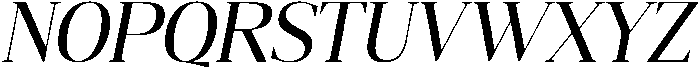 Gretha Serif Medium Italic otf (500) Font UPPERCASE