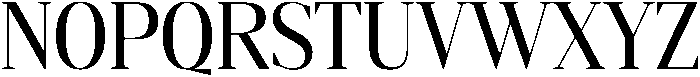 Gretha Serif Medium Semi Condensed otf (500) Font UPPERCASE