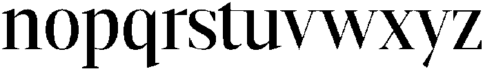 Gretha Serif Medium Semi Condensed otf (500) Font LOWERCASE