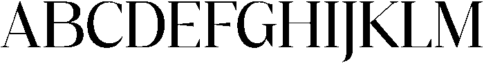 Gretha Serif Medium otf (500) Font UPPERCASE
