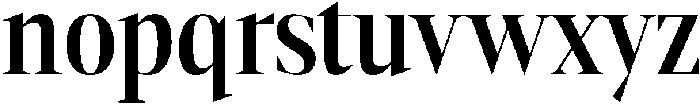 Gretha Serif Semi Bold Condensed otf (600) Font LOWERCASE