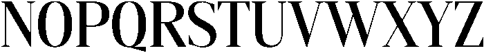 Gretha Serif Semi Bold Semi Condensed otf (600) Font UPPERCASE