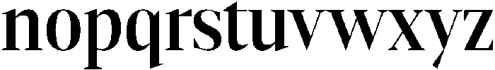 Gretha Serif Semi Bold Semi Condensed otf (600) Font LOWERCASE