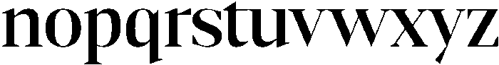 Gretha Serif Semi Bold otf (600) Font LOWERCASE
