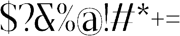 Gretha Serif Semi Condensed otf (400) Font OTHER CHARS