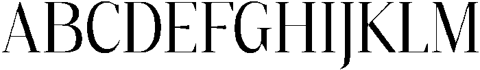 Gretha Serif Semi Condensed otf (400) Font UPPERCASE