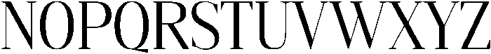 Gretha Serif Semi Condensed otf (400) Font UPPERCASE