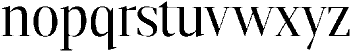 Gretha Serif Semi Condensed otf (400) Font LOWERCASE