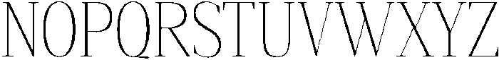 Gretha Serif Thin Condensed otf (100) Font UPPERCASE