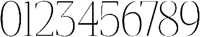 Gretha Serif Thin Semi Condensed otf (100) Font OTHER CHARS