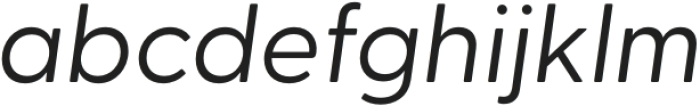 Greycliff CF Regular Oblique otf (400) Font LOWERCASE