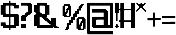 Grid Hunter otf (400) Font OTHER CHARS