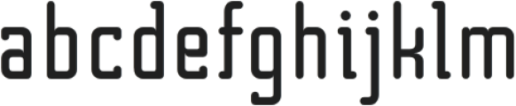 Grida Regular otf (400) Font LOWERCASE