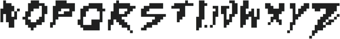 GridlockFighter ttf (400) Font LOWERCASE