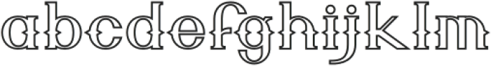 Griferig Regular otf (400) Font LOWERCASE