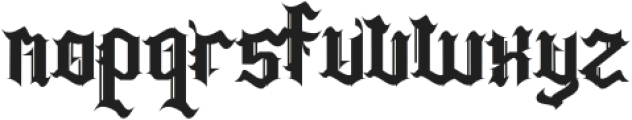 Griffends Regular otf (400) Font LOWERCASE