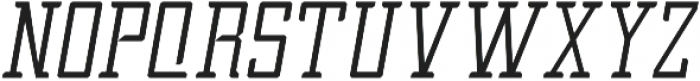 Griffin Light Italic ttf (300) Font LOWERCASE