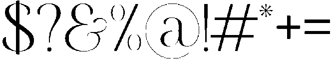 Griffin Regular otf (400) Font OTHER CHARS