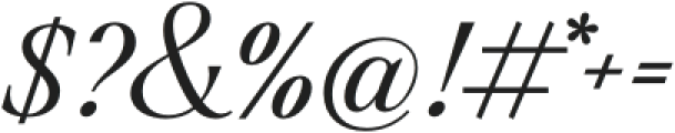Griffiths Bold Italic otf (700) Font OTHER CHARS