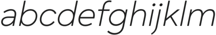 Grift Extra Light Italic otf (200) Font LOWERCASE