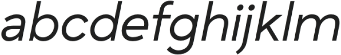 Grift Italic otf (400) Font LOWERCASE