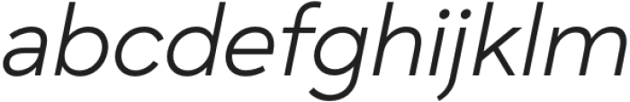 Grift Light Italic otf (300) Font LOWERCASE