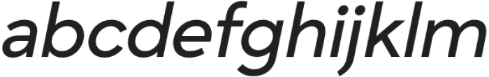 Grift Medium Italic otf (500) Font LOWERCASE