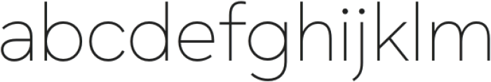 Grift Thin otf (100) Font LOWERCASE