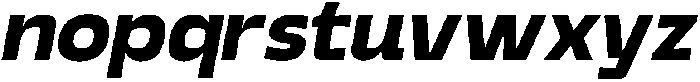 Griga Black Italic otf (900) Font LOWERCASE