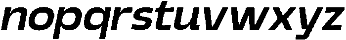 Griga Bold Italic otf (700) Font LOWERCASE