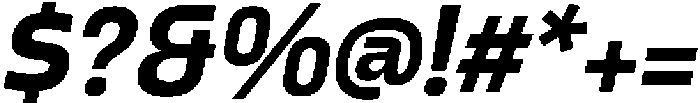 Griga Extra Bold Italic otf (700) Font OTHER CHARS