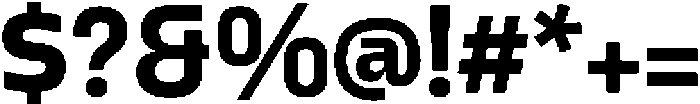 Griga Extra Bold otf (700) Font OTHER CHARS