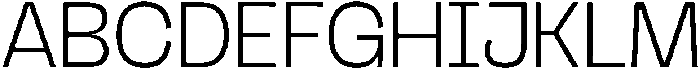 Griga Extra Light otf (200) Font UPPERCASE