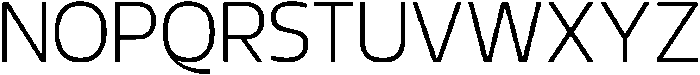 Griga Extra Light otf (200) Font UPPERCASE