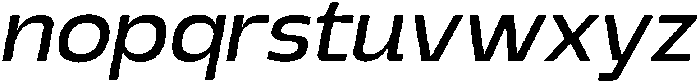 Griga Medium Italic otf (500) Font LOWERCASE
