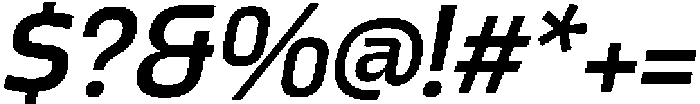 Griga Semi Bold Italic otf (600) Font OTHER CHARS