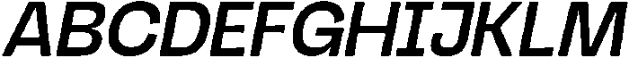 Griga Semi Bold Italic otf (600) Font UPPERCASE