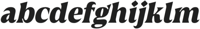 Griggs Black Serif Gr Slnt otf (900) Font LOWERCASE