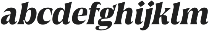 Griggs Black Serif Slnt otf (900) Font LOWERCASE