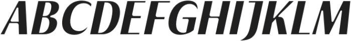 Griggs Bold Sans Slnt otf (700) Font UPPERCASE