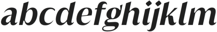 Griggs Bold Sans Slnt otf (700) Font LOWERCASE