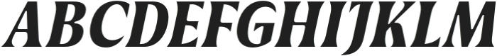Griggs Bold Serif Gr Slnt otf (700) Font UPPERCASE