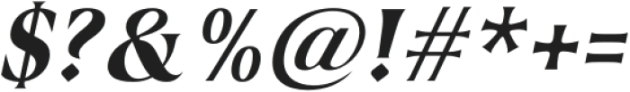 Griggs Bold Serif Slnt otf (700) Font OTHER CHARS