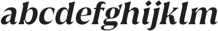 Griggs Bold Serif Slnt otf (700) Font LOWERCASE