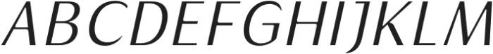 Griggs Light Sans Gr Slnt otf (300) Font UPPERCASE