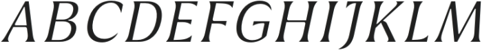Griggs Light Serif Gr Slnt otf (300) Font UPPERCASE