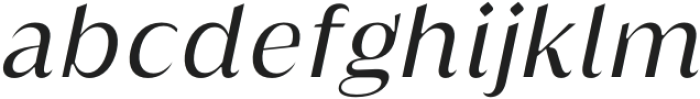 Griggs Sans Slnt otf (400) Font LOWERCASE
