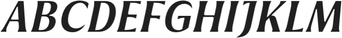 Griggs SemiBold Flare Gr Slnt otf (600) Font UPPERCASE