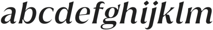 Griggs SemiBold Flare Slnt otf (600) Font LOWERCASE